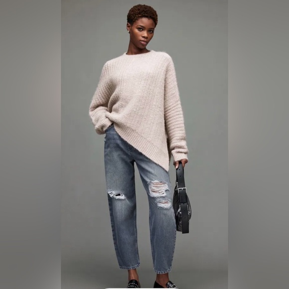 All Saints Sweaters - All Saints Selena Asymmetric Wool Blend Jumper! Size Small! Great condition!